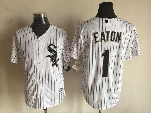 Majestic Chicago White Sox #1 Adam Eaton White Pinstripe MLB Stitched Jersey,We sell and wholesale Majestic Chicago White Sox #1 Adam Eaton White Pinstripe MLB Stitched Jersey on line form chian!